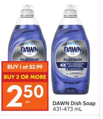 Foodland Dawn dish soap 431-473 ml offer