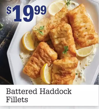 M & M Food Market Battered haddock fillets offer