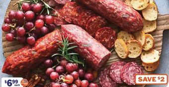 M & M Food Market Dry cured sausage offer