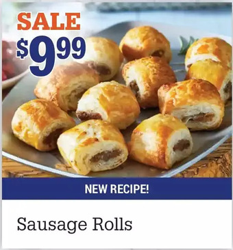 M & M Food Market Sausage rolls offer