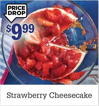 M & M Food Market Strawberry cheesecake offer
