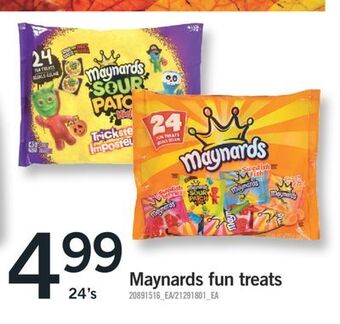 Fortinos Maynards fun treats, 24's offer