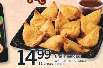 Fortinos Brar's samosas, 12 pieces offer