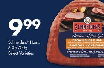 Fortinos Schneiders® hams, 600/700g offer