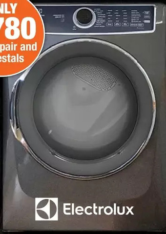 Home Depot Electrolux 8.0 cu. ft. front load electric dryer with balanced dry offer