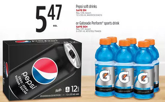 Giant Tiger Pepsi soft drinks offer