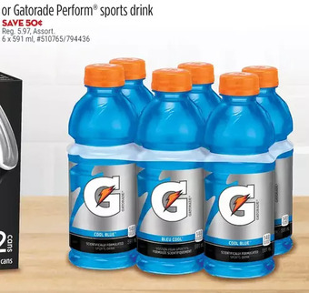 Giant Tiger Gatorade perform sports drink offer