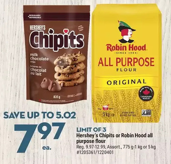 Giant Tiger Hershey's chipits offer