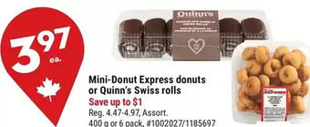 Giant Tiger Mini-donut express donuts offer