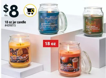 Giant Tiger 18 oz jar candle offer