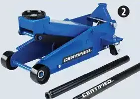 Canadian Tire 3-ton steel garage jack offer