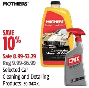 Canadian Tire Mothers car cleaning and detailing products offer