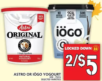 Food Basics Astro or iogo yogourt offer