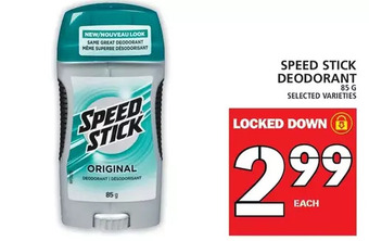 Food Basics Speed stick deodorant offer