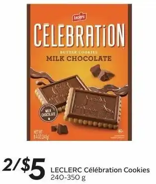Sobeys Leclerc Célébration Cookies 240g-350g offer