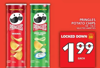 Food Basics Pringles potato chips offer