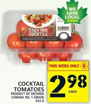 Food Basics Cocktail tomatoes offer