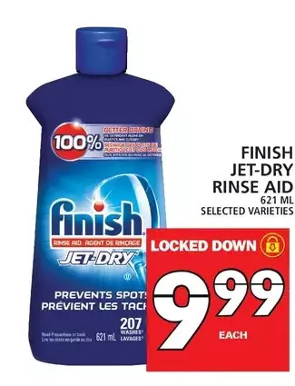 Food Basics Finish jet-dry rinse aid offer