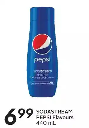 Sobeys Sodastream pepsi flavours offer