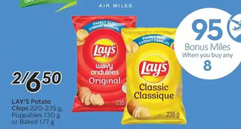 Sobeys Lay's potato chips, poppables or baked offer