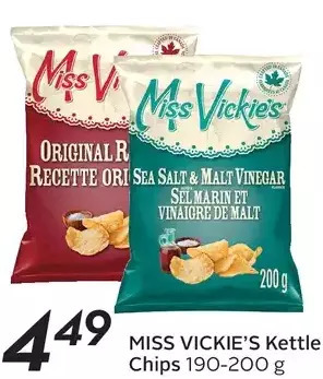 Sobeys Miss vickie's kettle chips offer