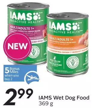 Sobeys Iams wet dog food offer