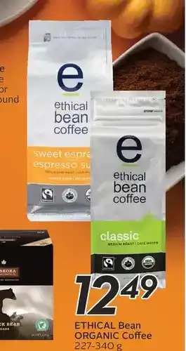 Sobeys Ethical bean organic coffee offer