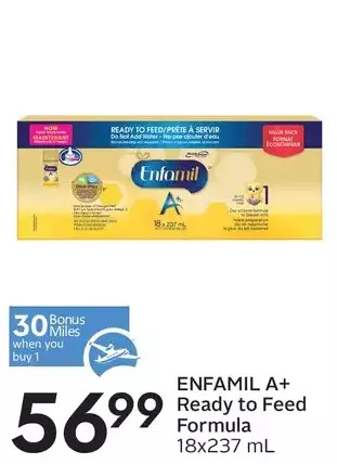 Sobeys Enfamil a+ ready to feed formula offer
