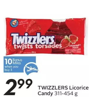 Sobeys Twizzlers licorice candy offer