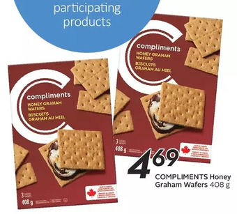 Sobeys Compliments honey graham wafers offer