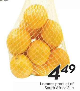 Sobeys Lemons offer