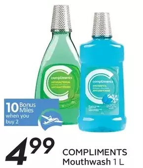 Sobeys Compliments mouthwash offer