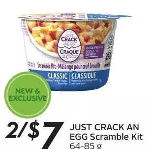 Sobeys Just crack an egg scramble kit offer