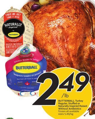 Sobeys Butterball turkey offer
