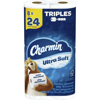 Staples Charmin ultra soft toilet paper offer