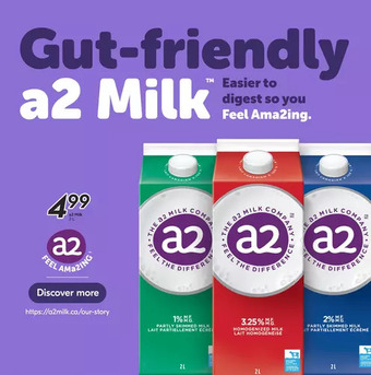 Sobeys A2 milk offer
