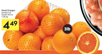 Foodland Navel oranges offer