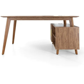Staples Midmod 60" storage desk offer