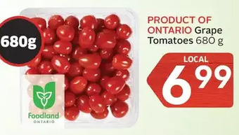 Foodland Grape tomatoes offer