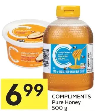 Foodland Compliments pure honey offer