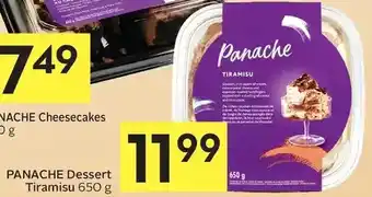 Foodland Panache dessert tiramisu offer
