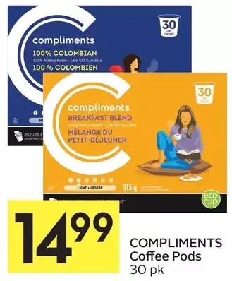 Foodland Compliments coffee pods offer