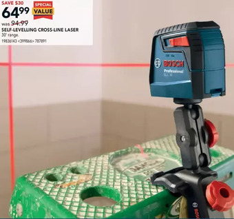 RONA Bosch self-levelling cross-line laser offer