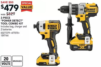 RONA Dewalt 2-piece "power detect" tool combo kit offer