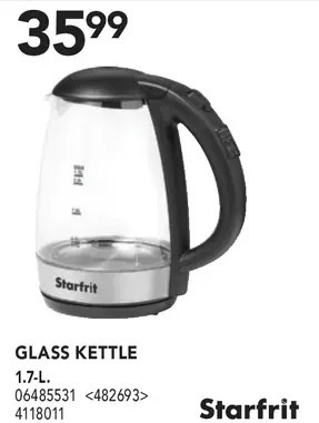 RONA Starfrit glass kettle offer