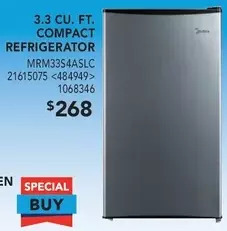 RONA Midea 3.3 cu. ft. compact refrigerator offer
