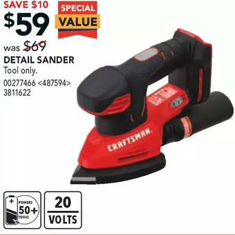 RONA Craftsman detail sander offer