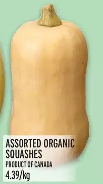 Metro Organic squashes offer