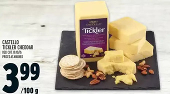 Metro Castello tickler cheddar offer