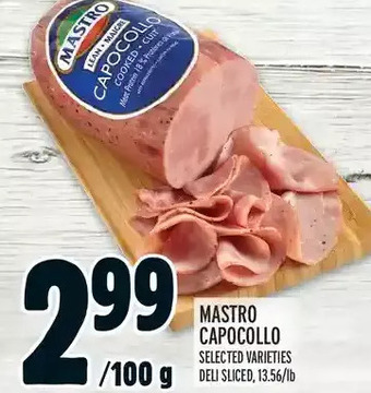 Metro Mastro capocollo offer